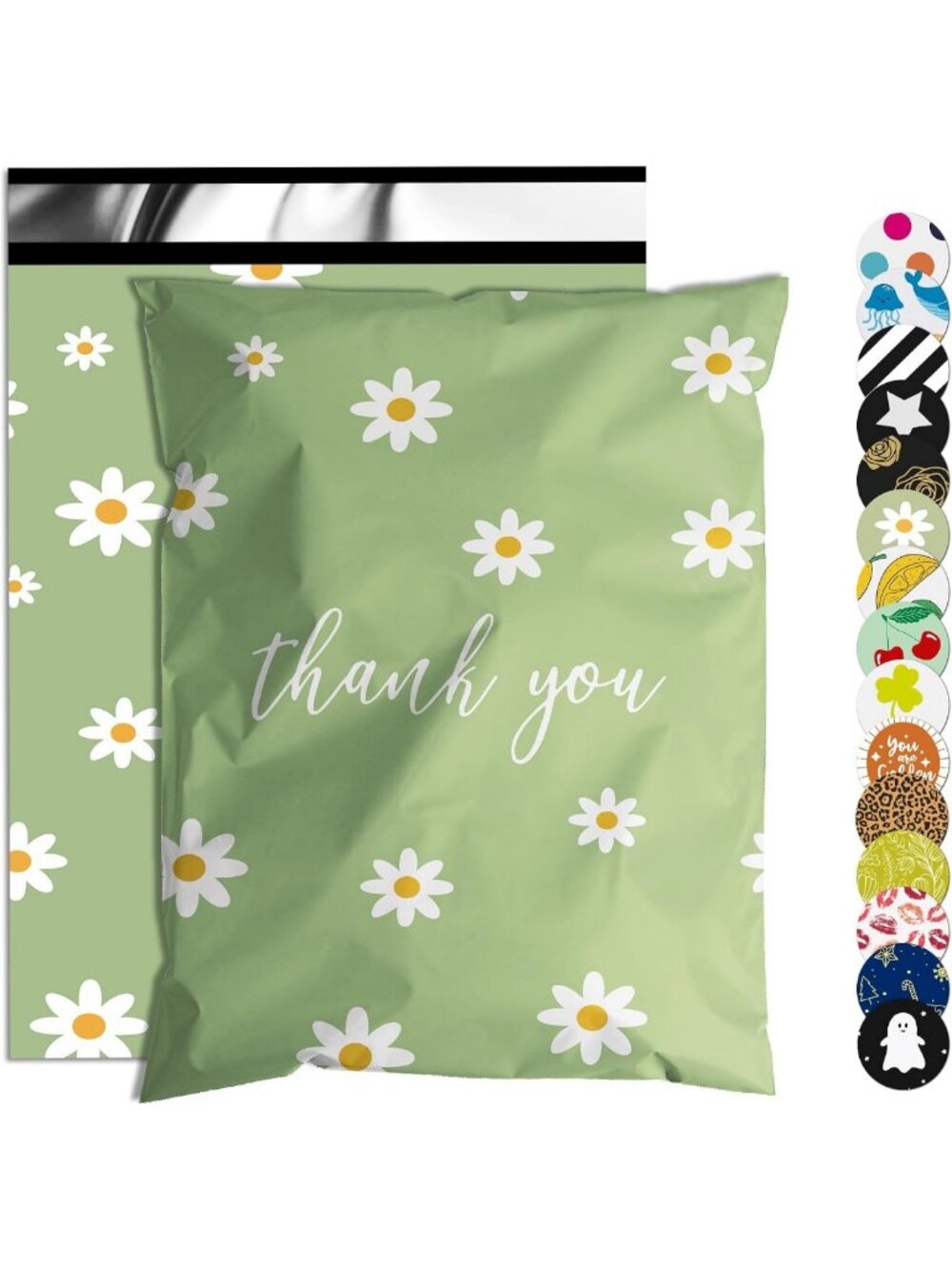 Thank You Poly Mailers 10x13 Inches - 100 Pack, Durable Shipping Bags for Easy